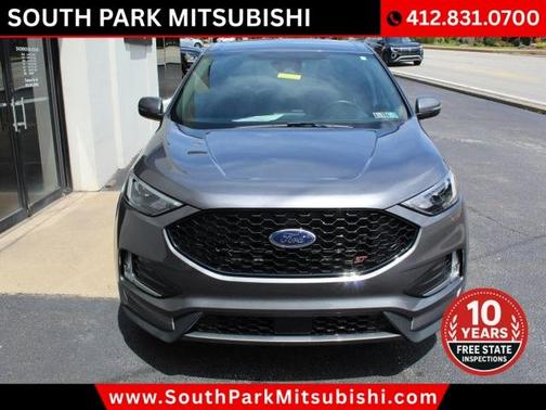 Gray 2022 Ford Edge ST