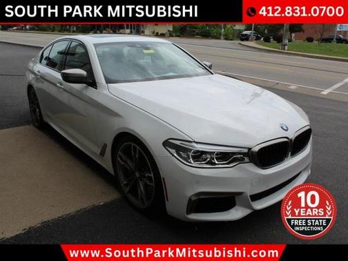 White 2018 BMW M550 i xDrive