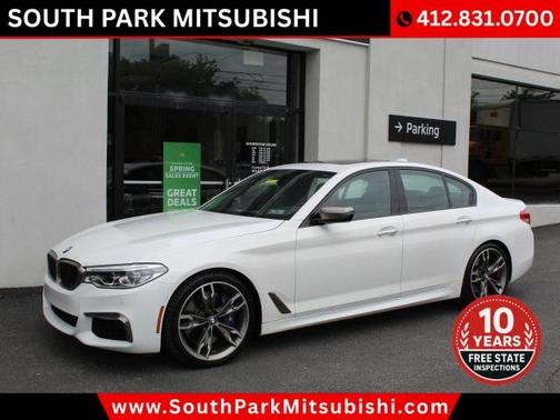 White 2018 BMW M550 i xDrive