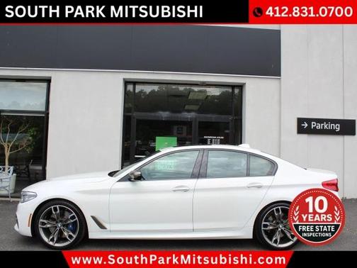 White 2018 BMW M550 i xDrive