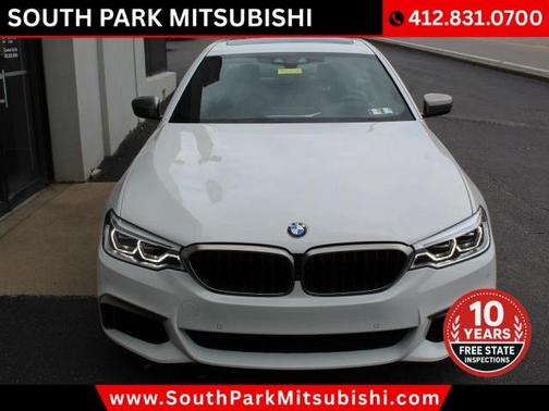 White 2018 BMW M550 i xDrive