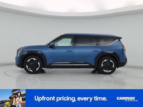Blue 2024 Kia EV9 Land
