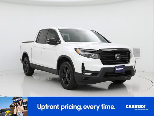 White 2022 Honda Ridgeline Black Edition