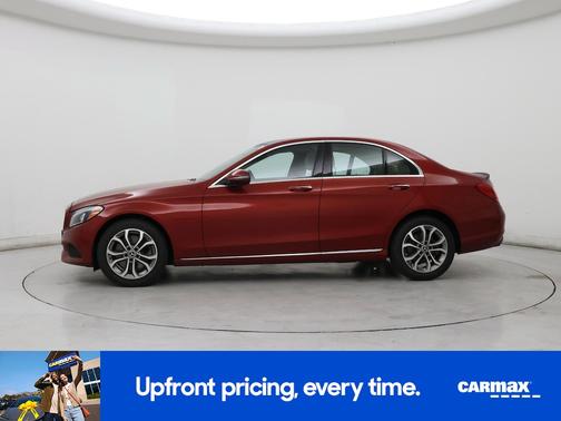 Red 2017 Mercedes-Benz C-Class