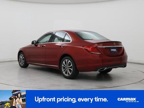 Red 2017 Mercedes-Benz C-Class