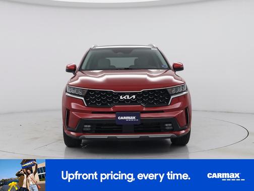 Red 2022 Kia Sorento Hybrid EX