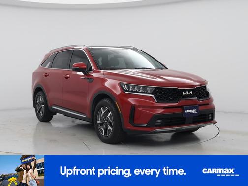 Red 2022 Kia Sorento Hybrid EX