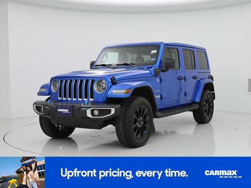 Blue 2022 Jeep Wrangler Unlimited 4xe Unlimited Sahara