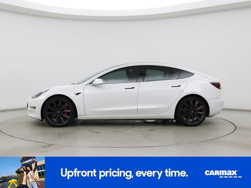 White 2020 Tesla Model 3 Performance