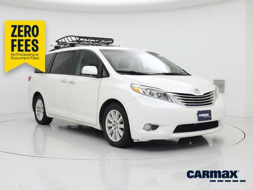 White 2017 Toyota Sienna Limited Premium