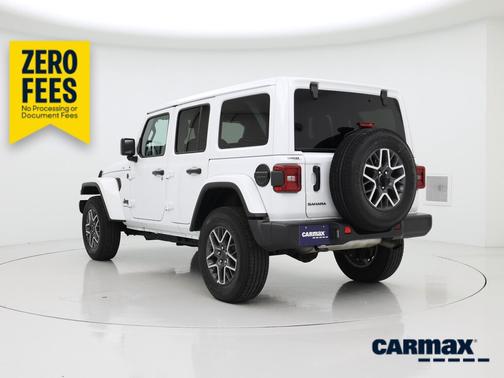 White 2025 Jeep Wrangler Sahara