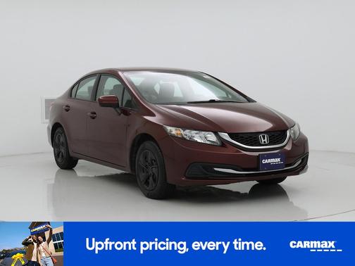 Burgundy 2014 Honda Civic LX