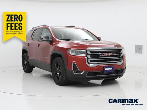 Red 2023 GMC Acadia AT4