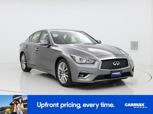 Gray 2023 INFINITI Q50 Luxe