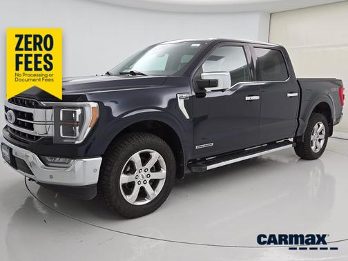 Blue 2021 Ford F-150 Lariat