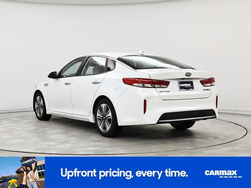 White 2017 Kia Optima Hybrid EX
