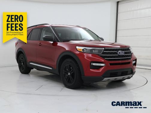 Red 2023 Ford Explorer XLT