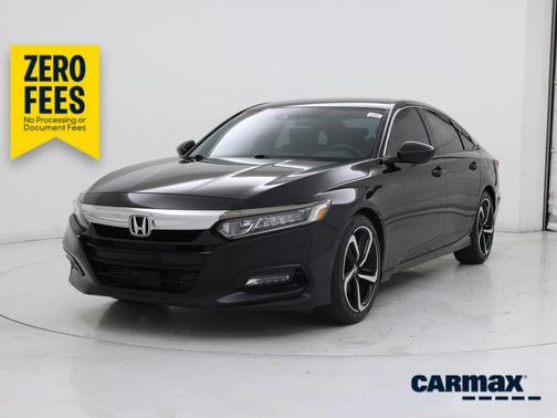 Black 2018 Honda Accord Sport