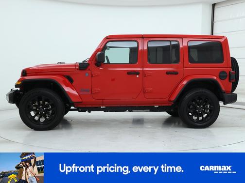 Red 2025 Jeep Wrangler 4xe Sahara