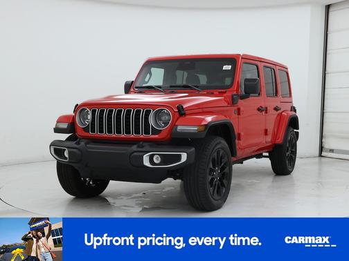 Red 2025 Jeep Wrangler 4xe Sahara