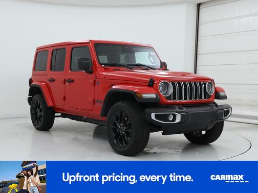 Red 2025 Jeep Wrangler 4xe Sahara