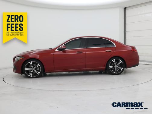 Red 2022 Mercedes-Benz C-Class