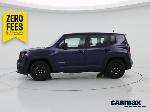 Blue 2017 Jeep Renegade Sport
