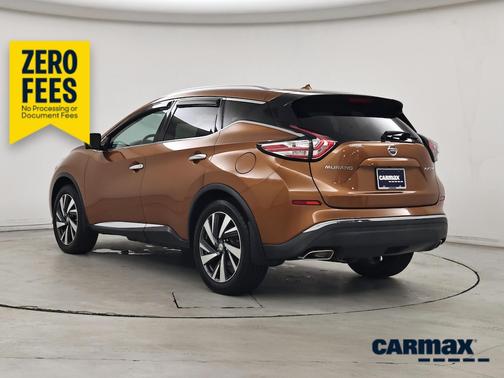 Orange 2015 Nissan Murano Platinum