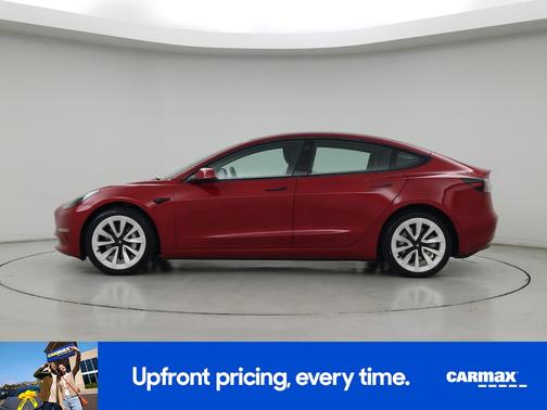 Red 2023 Tesla Model 3