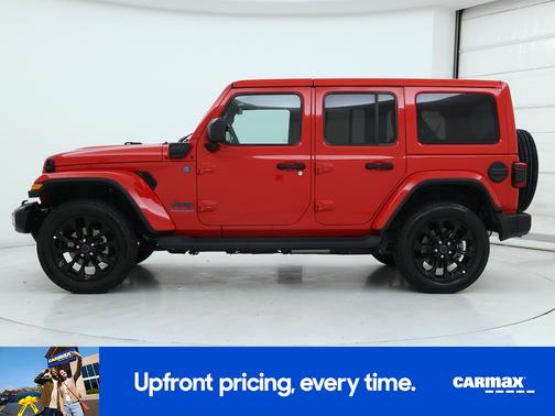Red 2025 Jeep Wrangler 4xe Sahara