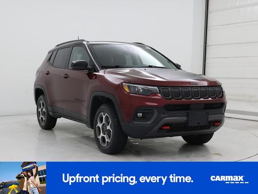 Red 2022 Jeep Compass Trailhawk