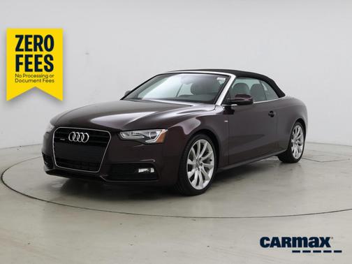 Burgundy 2015 Audi A5 Premium Plus