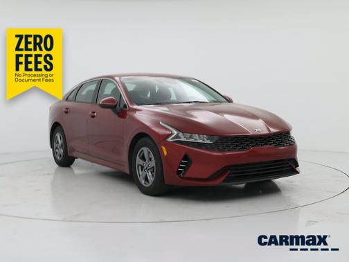 Red 2021 Kia K5 LXS
