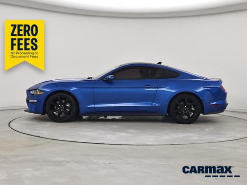Blue 2020 Ford Mustang Ecoboost
