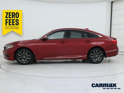 Red 2022 Honda Accord EX-L