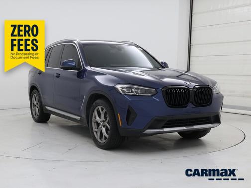 Blue 2022 BMW X3 XDrive30i