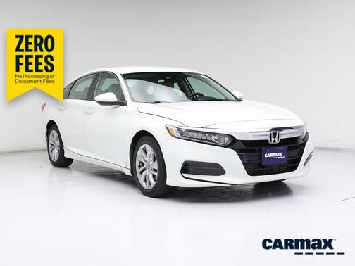 White 2019 Honda Accord LX