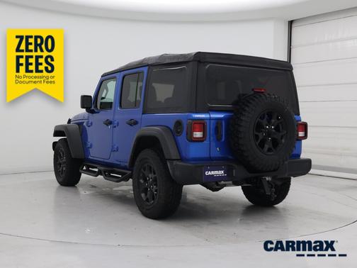 Blue 2023 Jeep Wrangler Unlimited Willys Sport