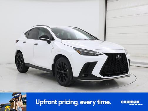White 2022 Lexus NX 350 F-SPORT Handling
