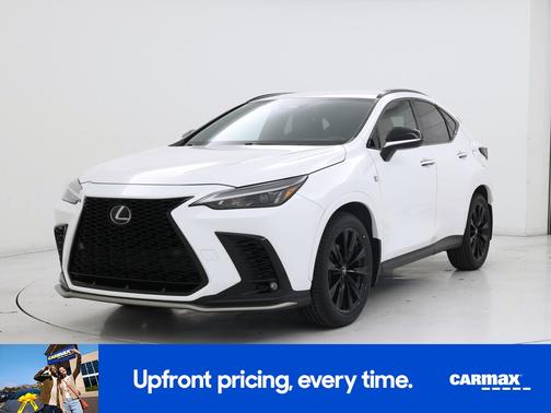 White 2022 Lexus NX 350 F-SPORT Handling