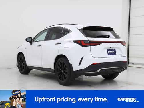 White 2022 Lexus NX 350 F-SPORT Handling