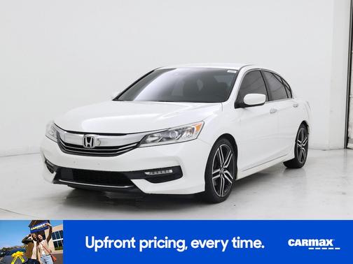 White 2017 Honda Accord Sport