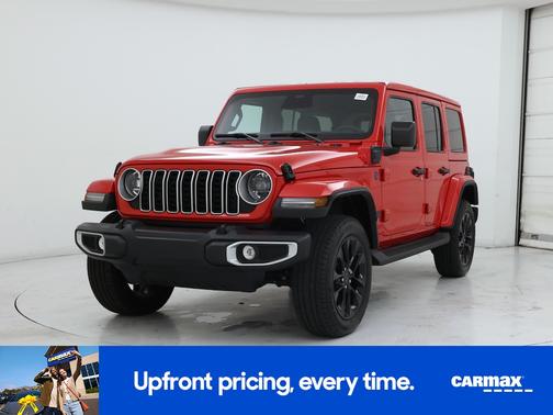 Red 2025 Jeep Wrangler 4xe Sahara