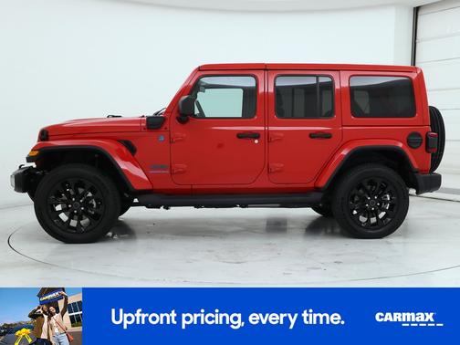 Red 2025 Jeep Wrangler 4xe Sahara