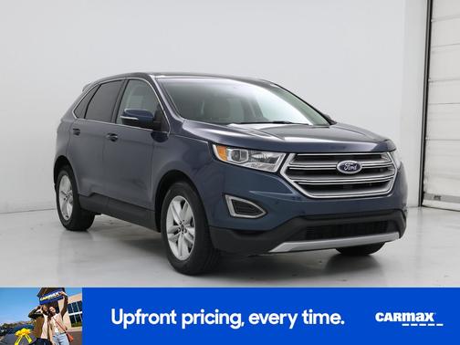 Blue 2016 Ford Edge SEL