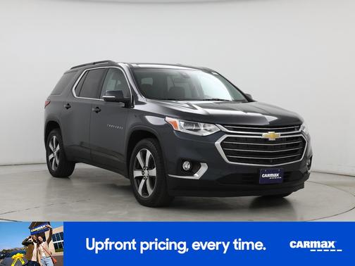 Gray 2021 Chevrolet Traverse LT Leather