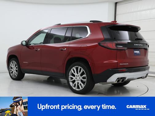 Red 2025 GMC Acadia Denali