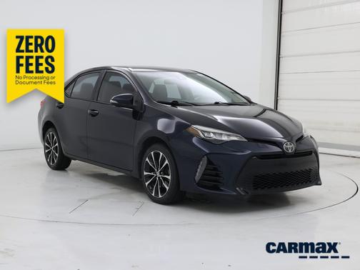 Blue 2017 Toyota Corolla SE