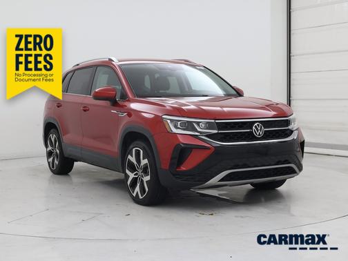 Red 2022 Volkswagen Taos SEL