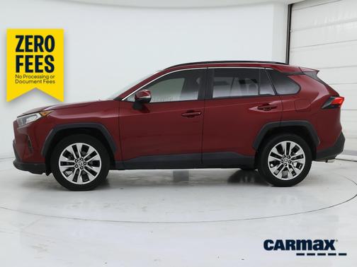 Burgundy 2021 Toyota RAV4 XLE Premium